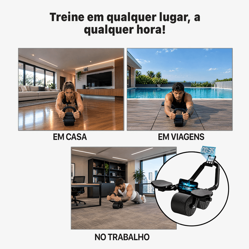 Rolo Nuvy +4 BRINDES (1 Elástico, 1 Vídeo com +13 Exercícios, 1 eBook)