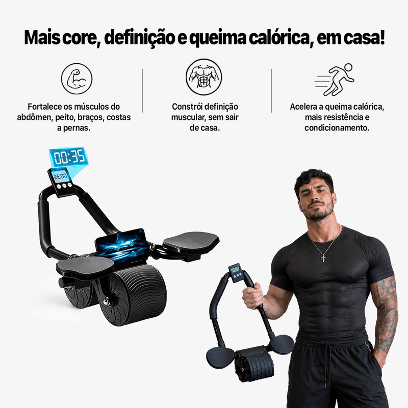 Rolo Nuvy +4 BRINDES (1 Elástico, 1 Vídeo com +13 Exercícios, 1 eBook)
