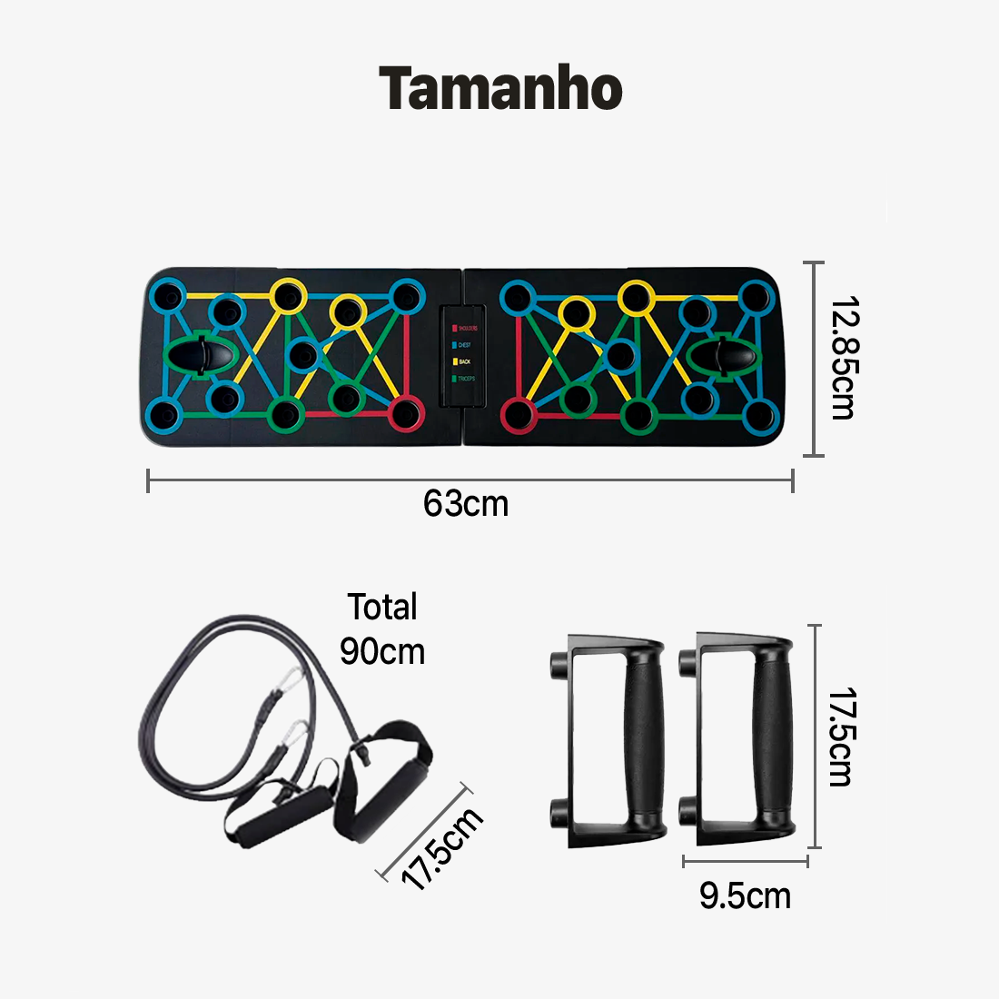Prancha Nuvy 14 em 1 - Aumentador de força e definição + Elástico de Brinde