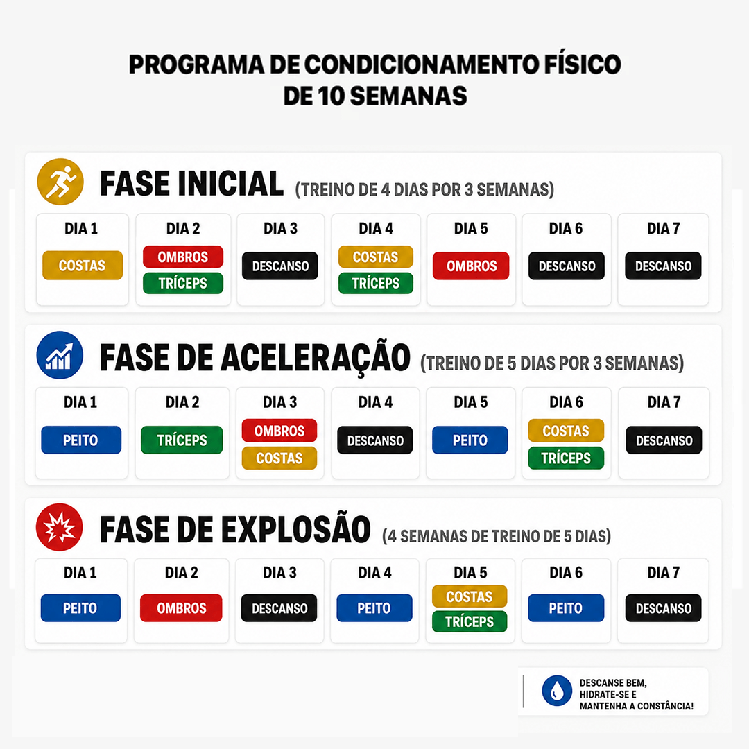 Prancha Nuvy 14 em 1 Aumentadora de força e definição +3 BRINDES (1 Elástico, 1 Vídeo com +13 Exercícios, 1 eBook)